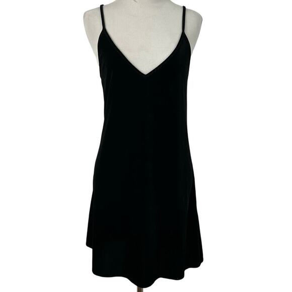 Brandy Melville Dresses & Skirts - Brandy Melville Black Slip Mini Dress Y2K Grunge Soft Girl Goth Women Small